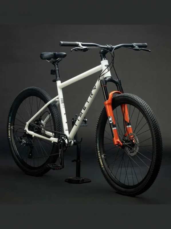 Велосипед (М) скоростной Time Try 26" 8s рама 17" алюминиевая Белый