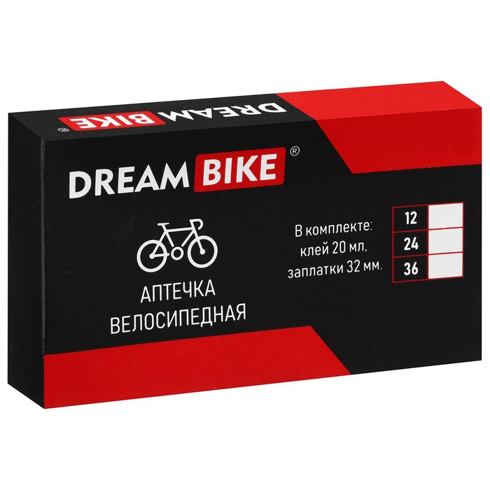 Аптечка велосипедная Dream Bike 12 заплаток