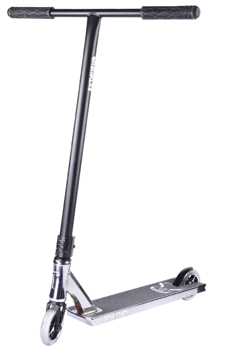 Трюковой самокат  Excalibur Silver Chrome / Серый 110 мм , HIC