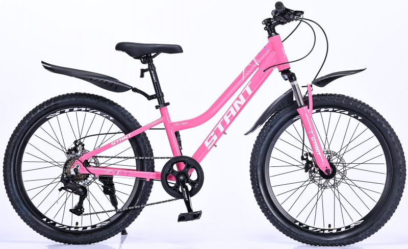 Велосипед скоростной (М) 24" STANT MD450 12", 6 ск, АЛЮМИНИЙ розовый