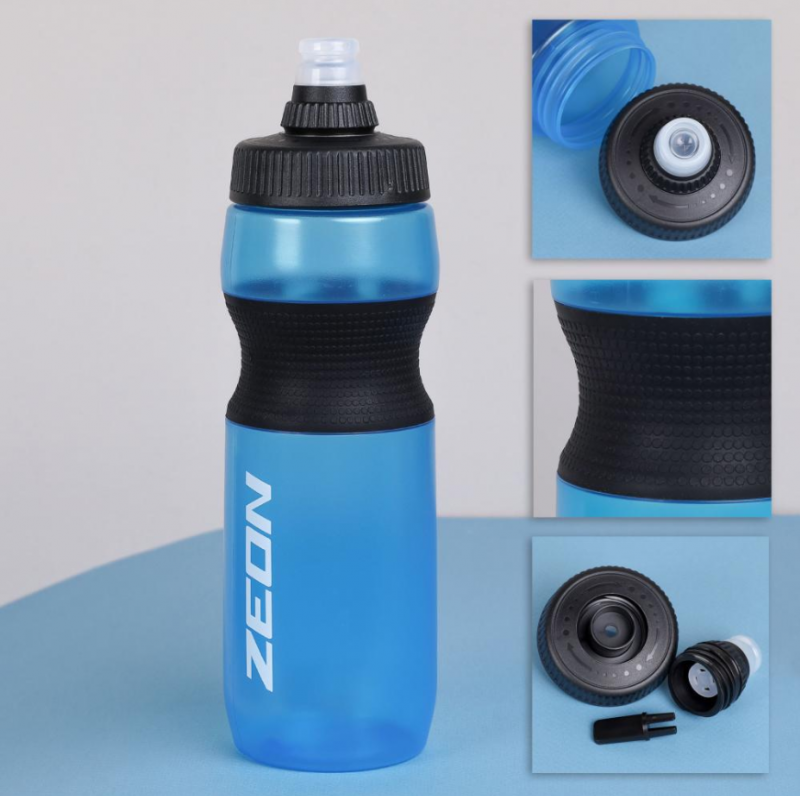 Бутылка для воды ZEON / WB225 / Пищевой PP / АNTI-SLIP / 750ML / Синий