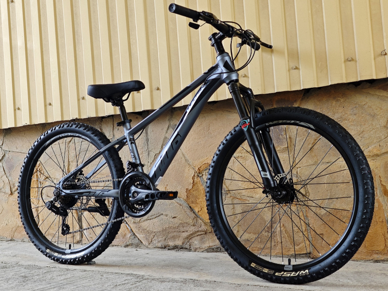 Велосипед скоростной BLACK WASP (M) UNIT RX 24 21s SM GRAY BLACK