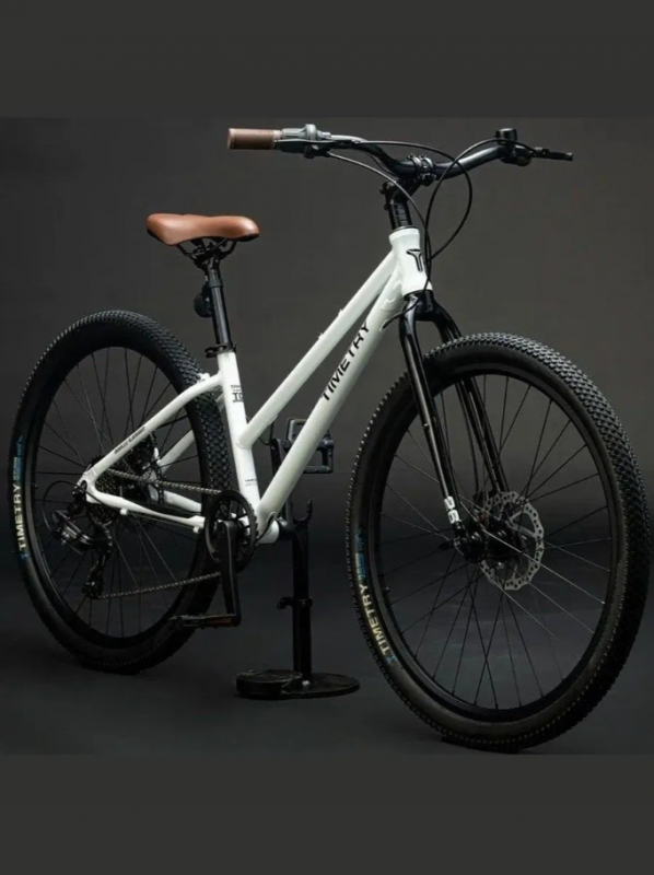 Велосипед (М) скоростной Time Try   26" Рама алюминиевая 13",Белый