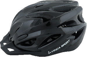 Шлем детский IN-MOLD с регулировкой, размер S(48-52см), черный, инд.уп.Vinca Sport