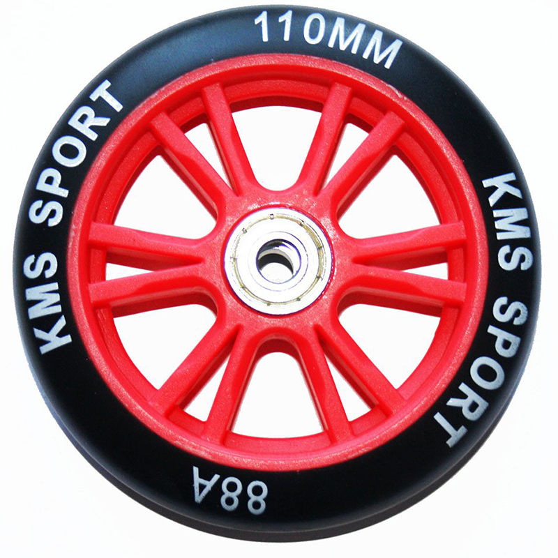 Колесо для трюкового самоката KMS 110mm (пластик) красный