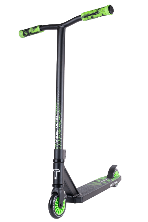 Самокат Трюковой Tech Team Vespa XL HIC 100мм зелёный/green