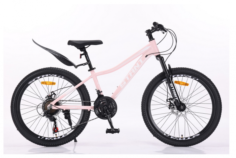Велосипед скоростной (M) 24" STANT MD4600 рама 12" АЛЮМИНИЙ, 21 ск,  розовый