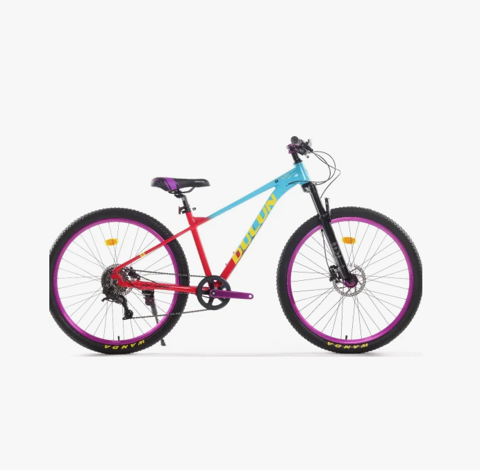 Велосипед скоростной Dulun 27.5" 27.5DL-KUX рама алюминий син-розовый