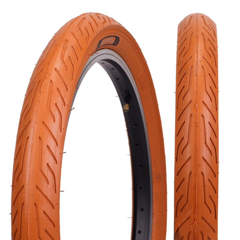 Покрышка для велосипеда KRYPTON BMX STORM 20X2.50 Orange 27TPI