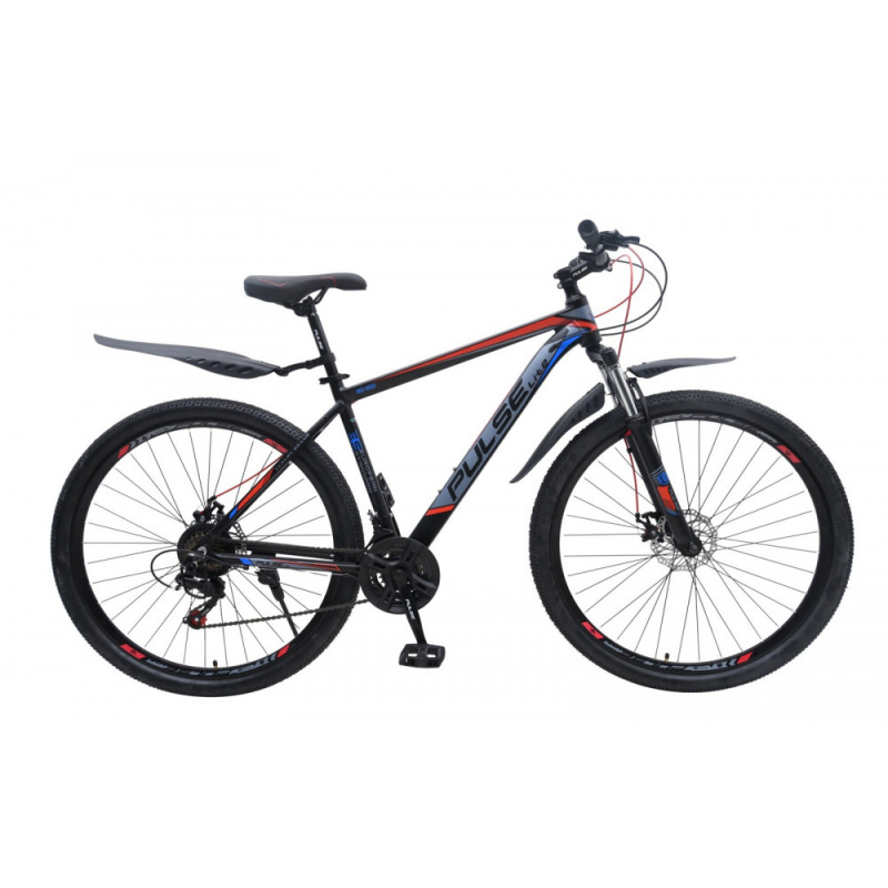 Велосипед Пульс лайт 29" MD 5600" (29" 21 ск. алюм) черный/синий/красный	
