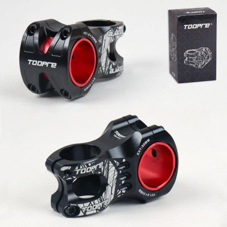 Вынос руля алюминиевый усиленный TOOPRE EXT-50. Длина: 50MM. Под руль: 31,8 ММ. 6061 T6 . TECH: CNC.