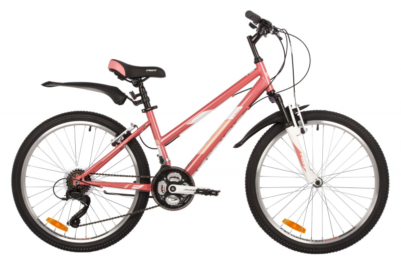 Велосипед FOXX 24" SALSA розовый, сталь, размер 12"