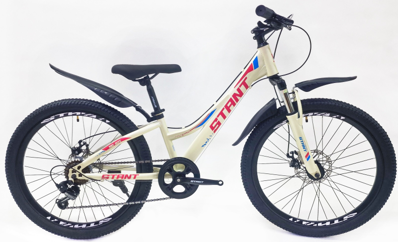 Велосипед скоростной (M) 24" STANT MD405 12", 6 скоростей белый