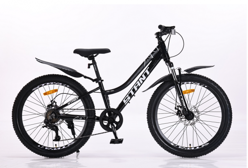 Велосипед скоростной (M) 24" STANT MD450 12", 6 ск, АЛЮМИНИЙ Черный