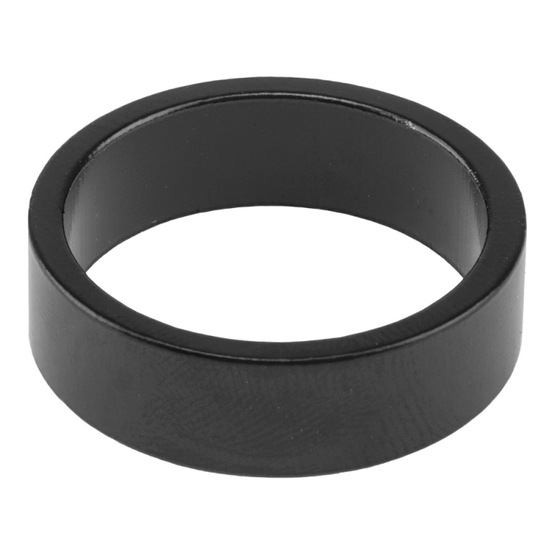 Проставочное кольцо рулевой колонки алюминиевое "спейсер", h-10мм, для штока вилки 1-1/8", черное	