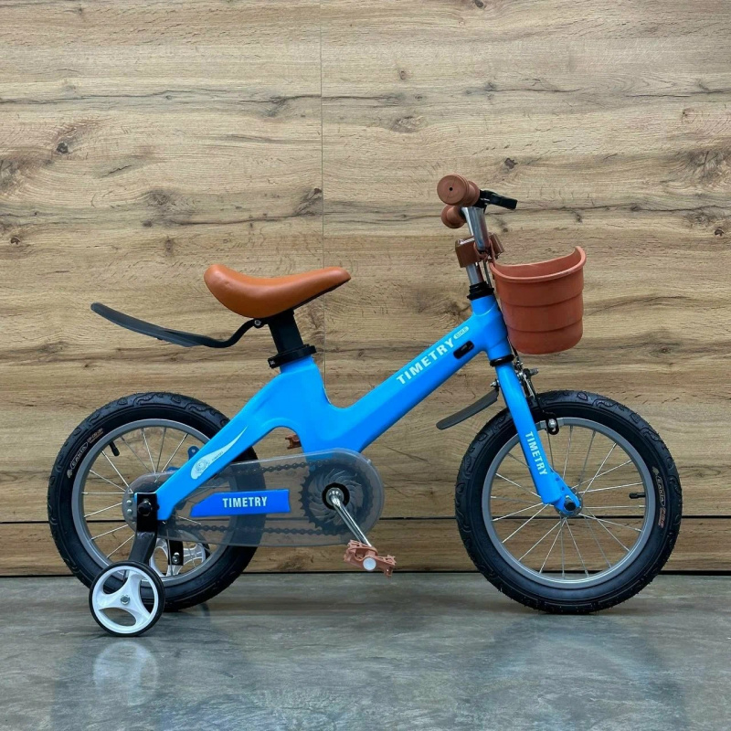 Велосипед детский с доп колесами 16" TT5003 (синий)