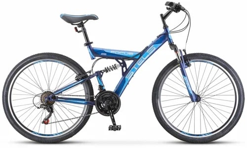 Велосипед горный (MTB) велосипед STELS Focus V 26 18-sp V030 темно-синий/синий 18"