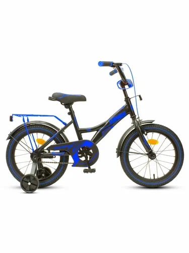Велосипед детский с доп колесами  MaxxPro ONIX 20" (N20-3 черно-синий)