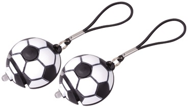 Декоративный фонарик "футбольный мяч", 1 яркий диод, 2 реж. Работы  VL 178-1