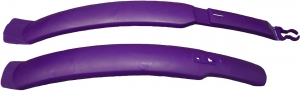 Комплект крыльев удлиненных, 24"-26", материал пластик, фиолетовый