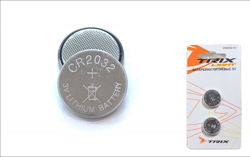 Батарейки TRIX СR2032, 2 шт.в комплекте
