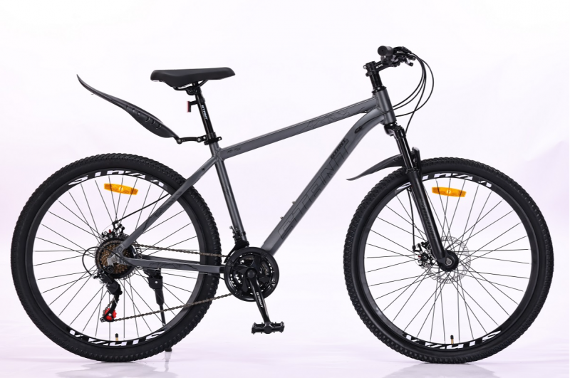 Велосипед скоростной (M) STANT MD7500 27,5" рама 18” АЛЮМИНИЙ графитовый