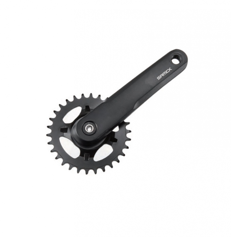 Система SAMOX MTB 1x10s/9s, 36T, сталь, 170мм алюминий, квадрат, черная
