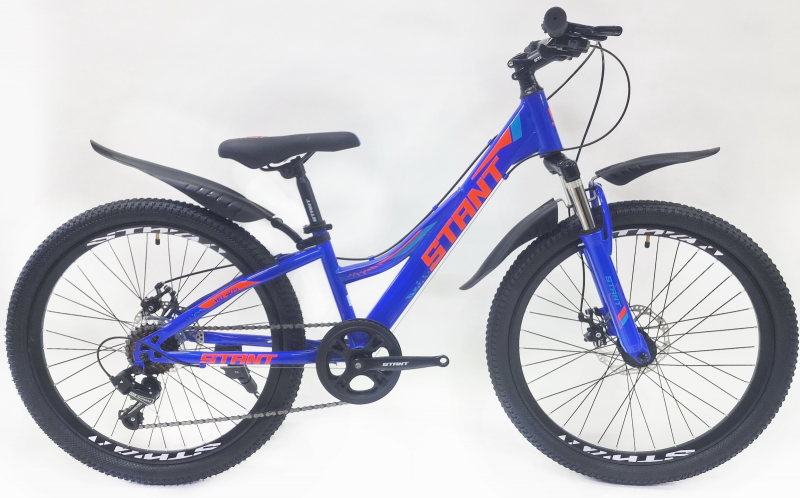 Велосипед скоростной(M) 24" STANT MD405 12", 6 скоростей синий
