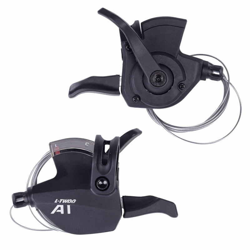 MTB, Шифтер левый, L-TWOO A1, 3 скорости, 2:1-shimano совместим, материал: композит, трос перекл. 18