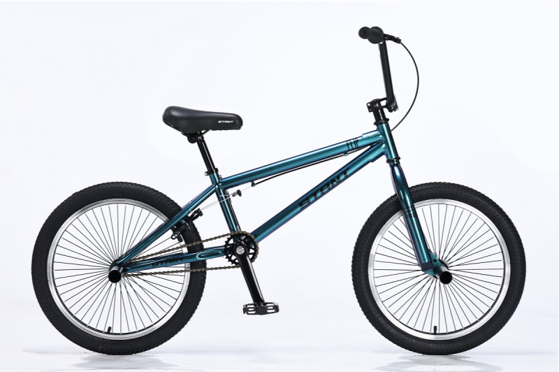 Велосипед трюковой 20" (М) STANT FLIP BMX 10", V-тормоз,синий