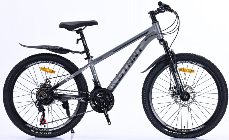  Велосипед скоростной (M) 24" STANT MD4500 рама 12" АЛЮМИНИЙ, 21 ск, серый