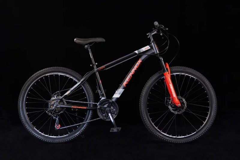 Велосипед скоростной Kennox Legion 26" рама сталь 21ск BLACK/RED Черный/Красный