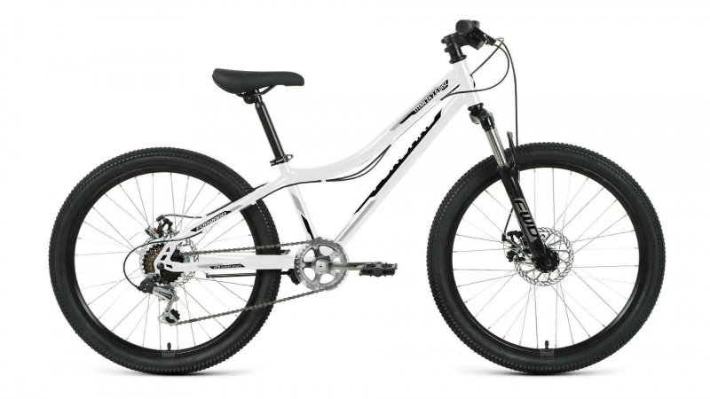 Велосипед Forward Titan 24" 2.0 D Белый / Черный  рама 12"