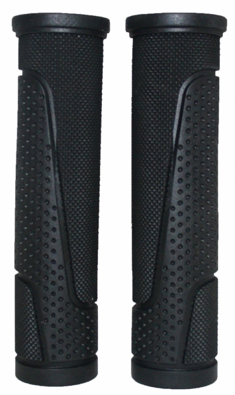 Грипсы резиновые черные, длина 125 мм, инд. упаковка Vinca Sport H-G 63 black