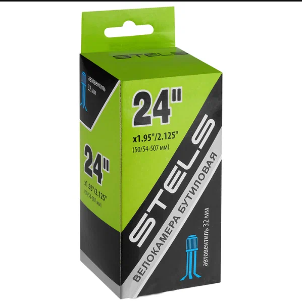 Камера для велосипеда Stels 24"x1.95/2/125 ( 50/54-507 ) AV48мм бутил