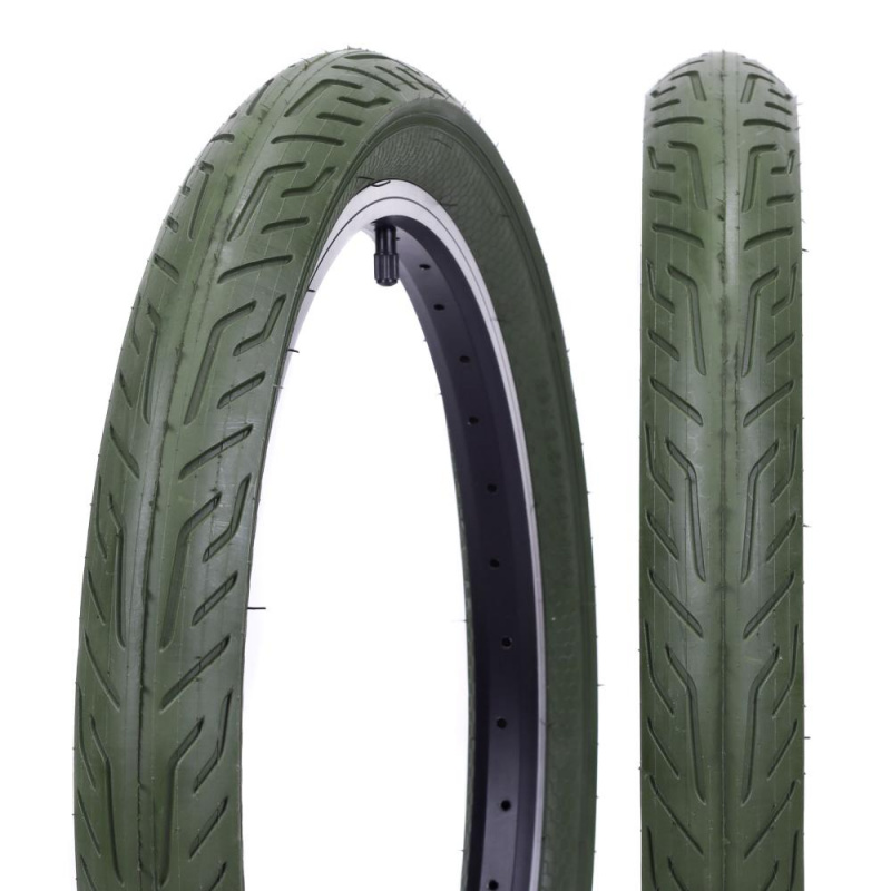 Покрышка для велосипеда KRYPTON BMX STORM 20X2.50 Green 27TPI