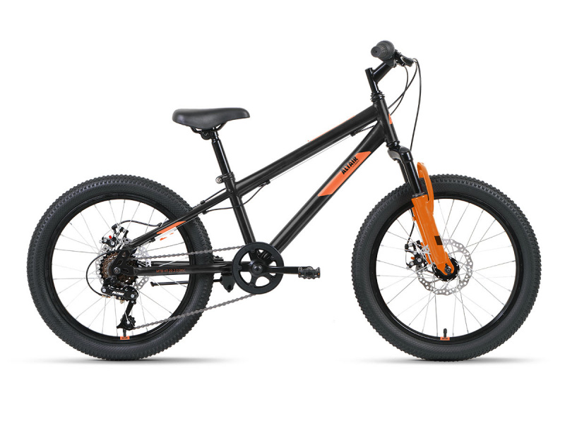 Велосипед Altair  MTB HT 20" 2.0 D черно-оранжевый