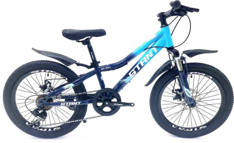 Велосипед скоростной (М) 20" STANT MD200 10", 6 скоростей, сине-голубой