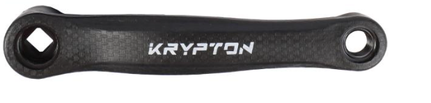 Шатун 170mm с защитой, PL+ST, квадрат, черный