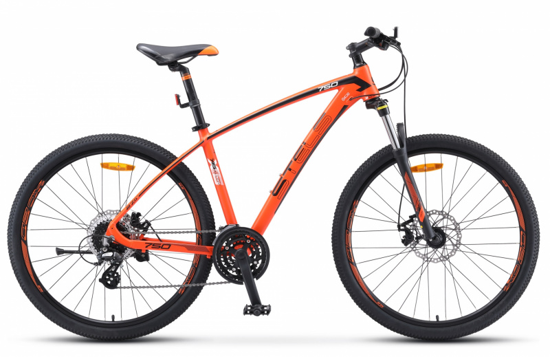 Велосипед STELS Navigator-750 MD 27.5" V010, рама 16 Оранжевый	