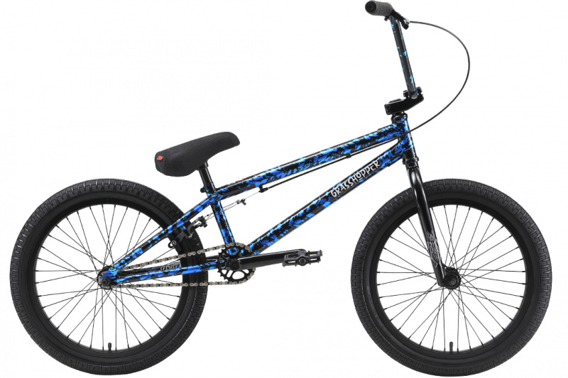 Велосипед BMX TT Grasshopper 20" рама 20.5" Blue-black / Сине-черный
