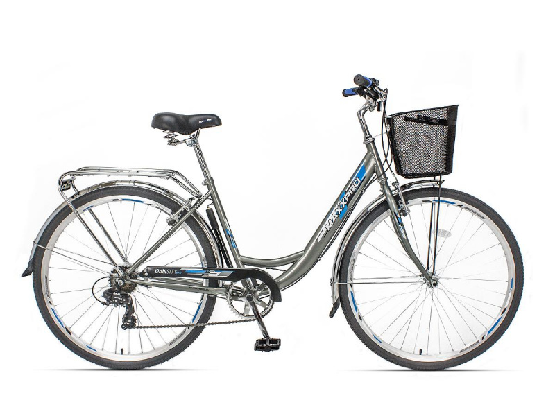 Велосипед Maxxpro Onix City 870 28" 7ск серо-черный