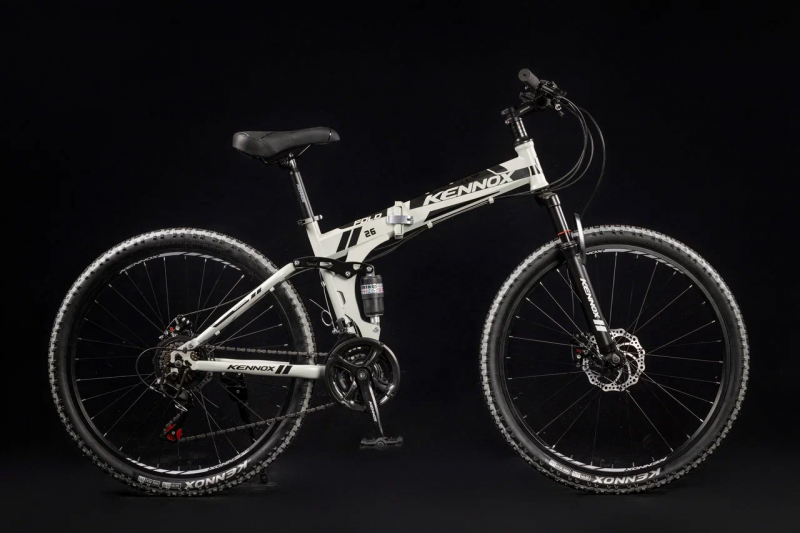 Велосипед скоростной Kennox FOLD  26" рама сталь 21ск LIGHT GRAY/BLACK / Серый черный