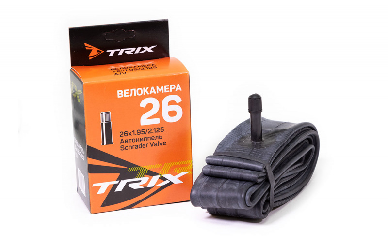 Камера бутиловая TRIX 26"х 1.95/2.125 AV (прямой ниппель)