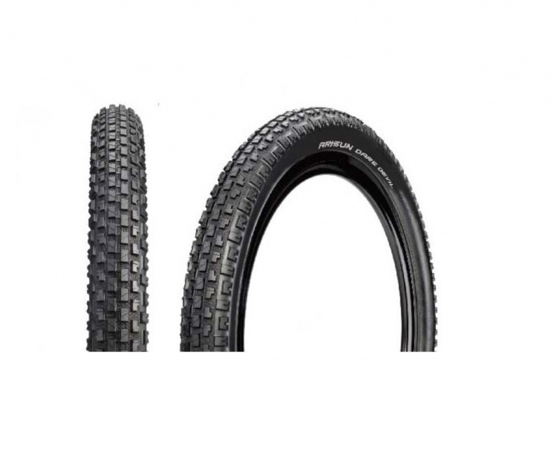 Покрышка ARISUN 20"x2.00 (52-406), DARE DEVIL, дорожная, 60TPI, 515гр. черная