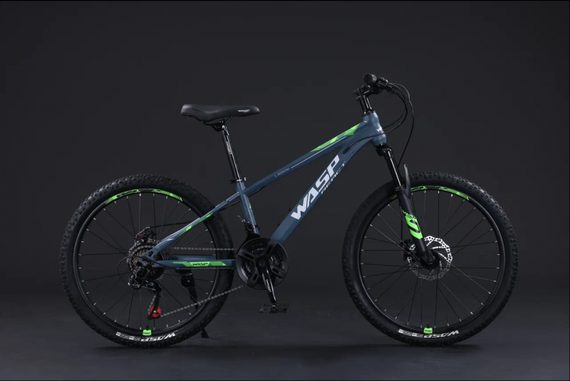 Велосипед скоростной BLACK WASP (M) Legion 24" 21s рама 11; Сталь W196 COOL GREEN