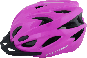 Шлем детский IN-MOLD с регулировкой, размер S(48-52см), розовый, инд.уп.Vinca Sport
