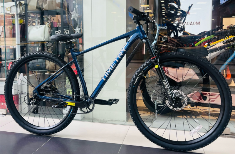 Велосипед горный взрослый (M) TimeTry, TT420 8 скоростей, 29", рама 19 аллюминий 15.1кг,Синий