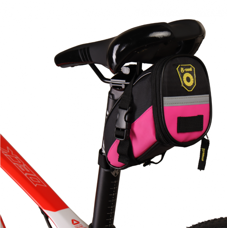 Сумка велосипедная подседельная BICYCLE SOUL, материал оксфорд 1680D, отделение на молнии, застёжка 