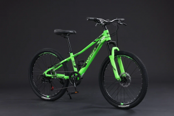 Велосипед скоростной BLACK WASP (M) PRIME 24 7s 2,35 GREEN